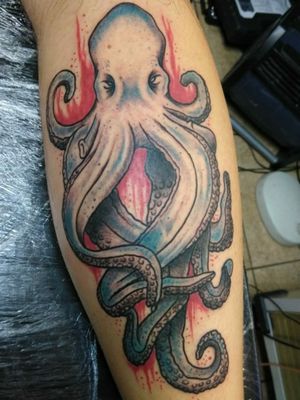 Polka style octopus