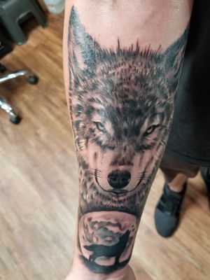 New wolf tattoo
