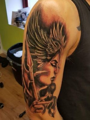 Valkyrie cover up.Courtesy of Twisted Rose at Love Ink, Antrim 