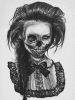 #victoriantattoo #skeletontattoo #girl #skeletongirl