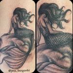 Tattoo mermaid Feito por: @angelodiehl #mermaidtattoo #mermaid #siren #sirentattoo #sereia #SereiaTattoo 