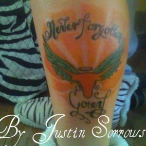 On my niece in memory of her brother