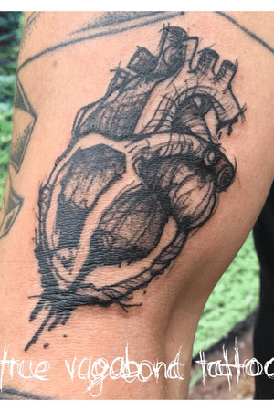 Pretty wannado for robert...if git manny more sketch tattoos for you...visite me on facebook or instagram..look out for true vagabond tattoo 🎨#sketchtattoo#truevagabondtattoo#sketch#tattoo#ink#scratchtattoo#scratchy#heart#hearttattoo#chaoticblackwork#blackwork
