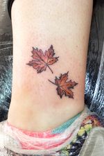 Pequeñas hojas de otoño 