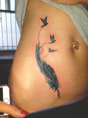 Feather cover up 