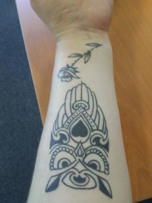 What my arm looks like with both my tattoos.  Artist: Uncle_Ben