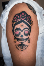 #fridakahlo #skull #skulltattoo #mexicanskull #tattooartist #tattooart #tattoo 
