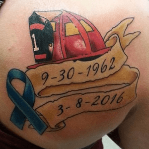 Shoulder memorial piece for my uncle by Bobby H. 