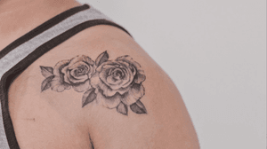 Rose tattoo | linework tattoo