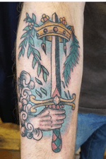 Ace of swords - right forearm