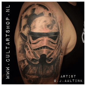 Stormtrooper #blackandgrey #tattooartist #tattooart #stormtrooper #cultart #tattooart #tattooartist 