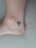 First tattoo, Greek letter Psi. 12-04-2014