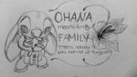 Stitch-ohama  #liloandstitchtattoo #ohanameansfamily #sketchtattoo #design 
