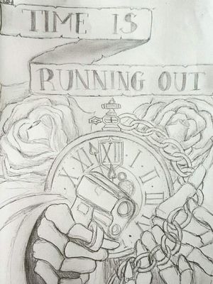 Time is running out of time #sketch #design #timeisrunningout #roses #stopwatch #death 