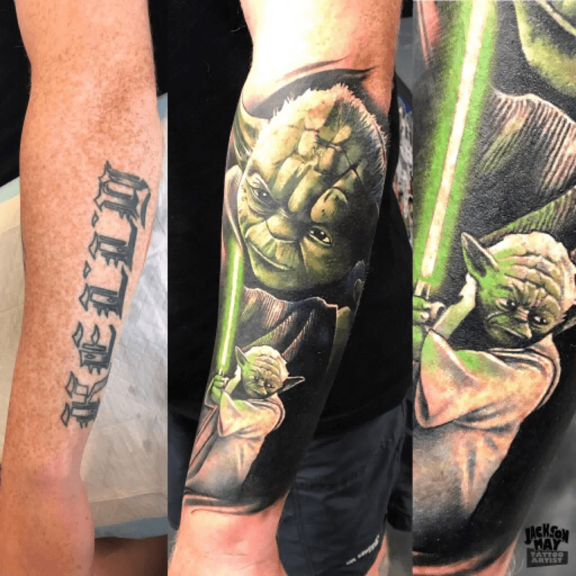 Yoda tattoo