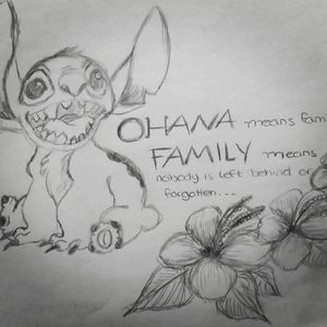 #liloandstitchtattoo #ohanameansfamily  #2#sketch #design