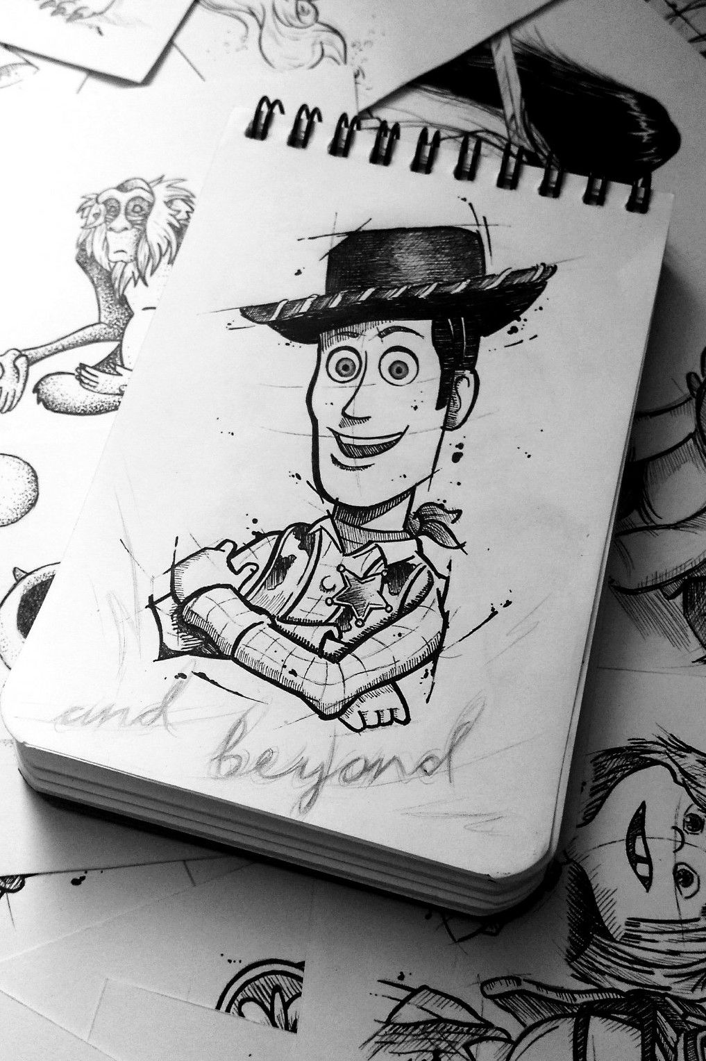 Buzz and Woody sketch dump 07 by JereduLevenin on DeviantArt