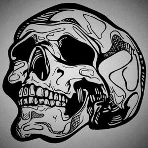 #skull #drawing