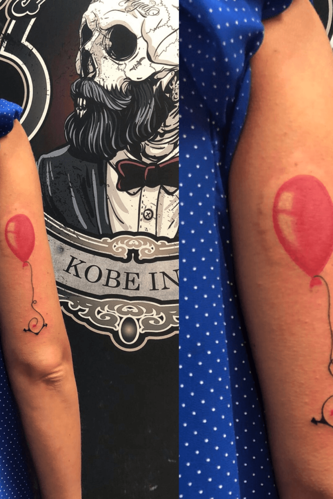 Red Balloon  Cheyenne Mountain Tattoo