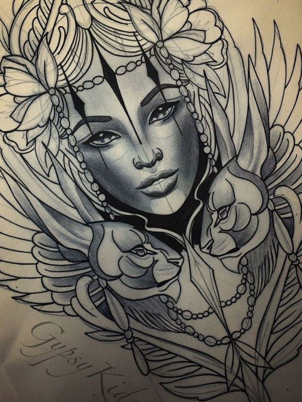 Goddess Freya for beautiful Freya  Bohemian Tattoo Arts  Facebook
