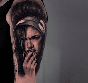 Tattoo by Christos Galiropoulos Blackline Tattoo