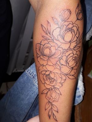 Terceira tatuagem feita por mim. Primeira sessão!!Third tattoo done by me. First session!!