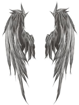 My Angel wings that I wish to have on my all back  might go down to my bum... I wonder how much it would cost...