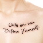 Only You can defint yourself / ( quote )
