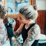 Teneile Napoli tattooing #TeneileNapoli #GarageInkManor #Australia