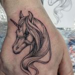 Fine line unicorn. Pride tattoo #amsterdam #amsterdamtattoo #tattoo #margoatir