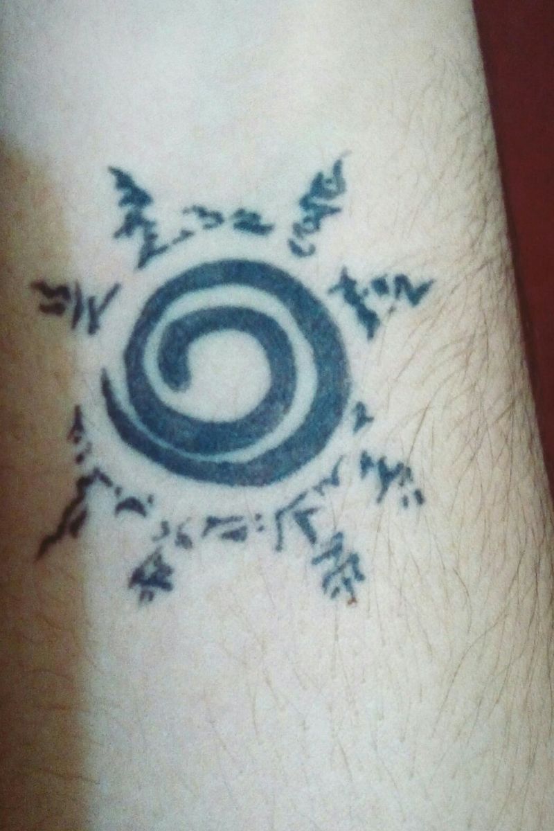 Tattoo uploaded by Nathália Fernandes • Selo do Naruto • Tattoodo