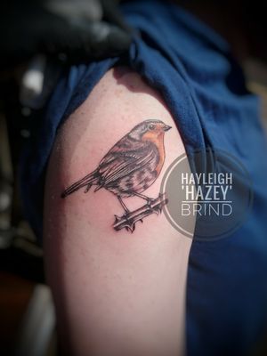 Robin tattoo. #robin #wildlifetattoo 