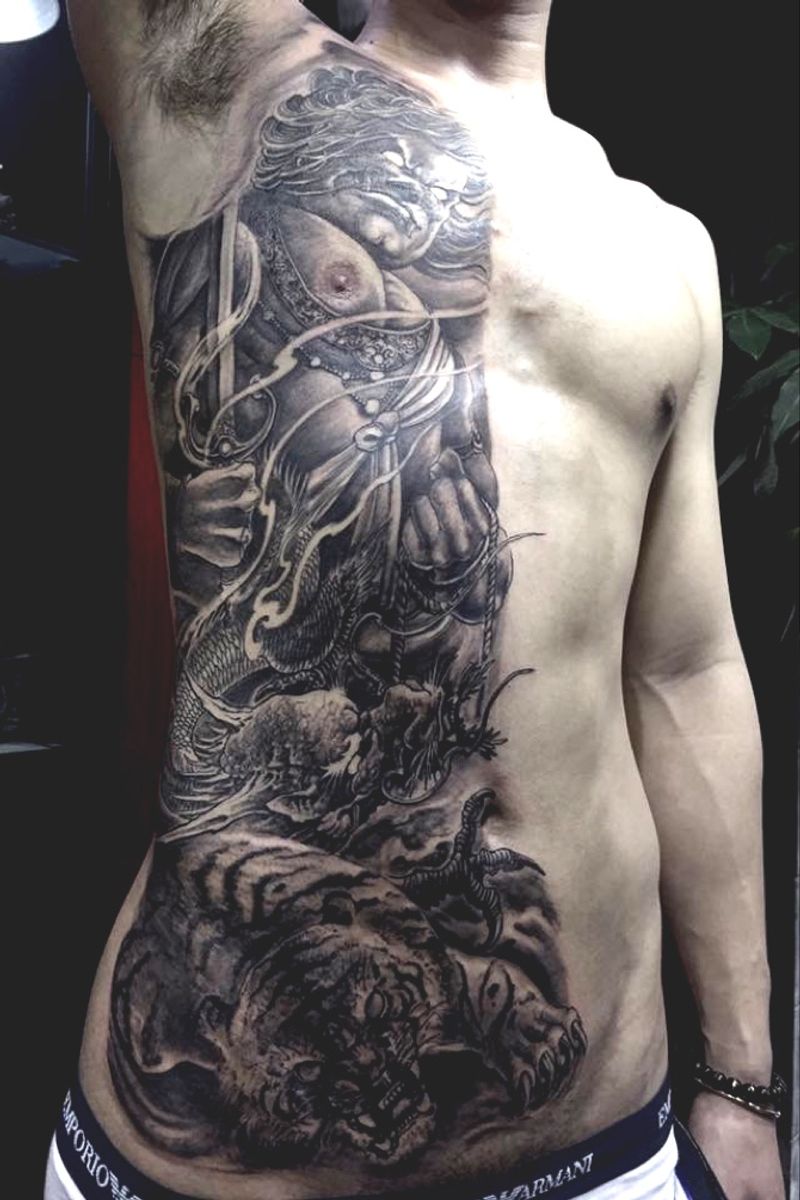 Tattoo uploaded by Hailin Tattoo • Half Body piece • Tattoodo