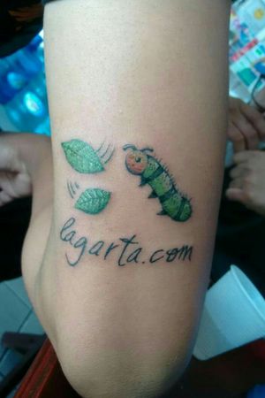 Tattoo inspirada no meu apelido "Lagarta"