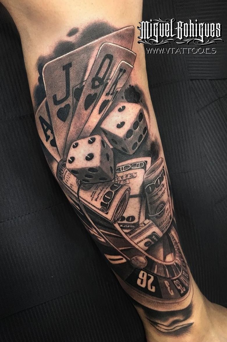 Rolling in Style The Top 100 Dice Tattoos  Meanings  Tattoo Me Now