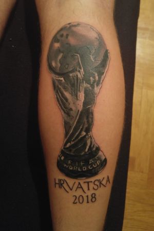 World Cup Trophy #soccertattoo #soccer #worldcup 