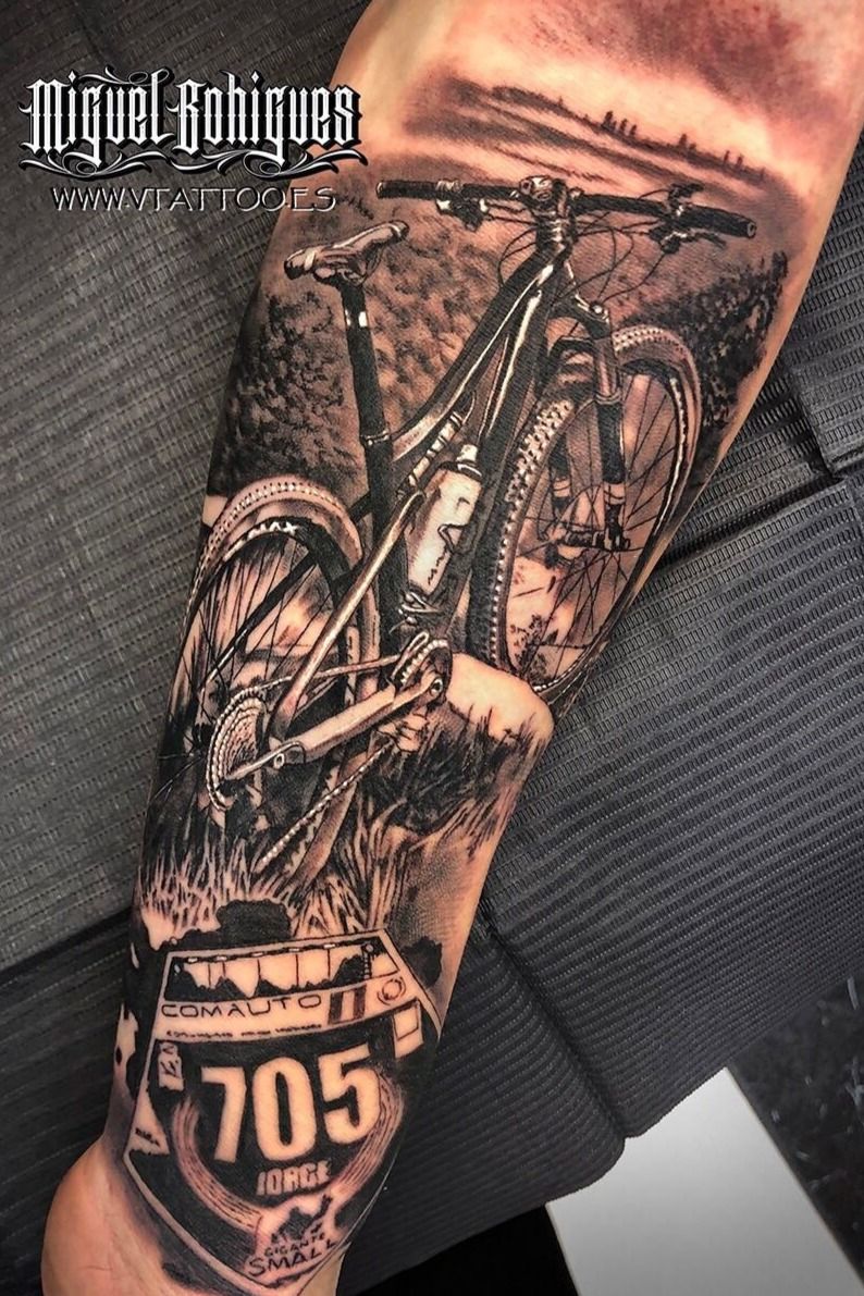 Top 67 Bicycle Tattoo Ideas 2021 Inspiration Guide