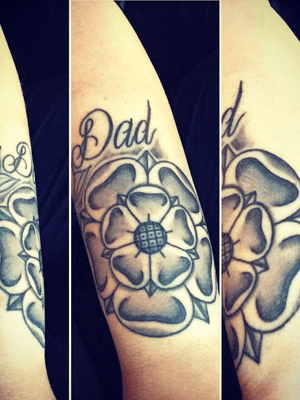 Yorkshire rose for dad