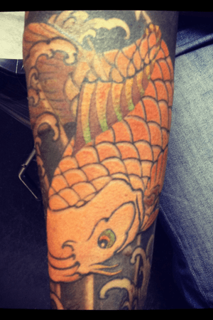The Carpa Koi - part of my right arm sleeve.
