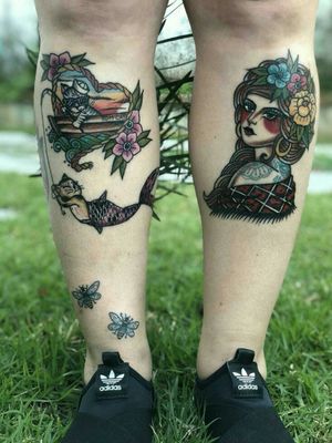 Tattoos by Alê Lopes.
