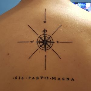#Sic#Parvis#Magna#Compass