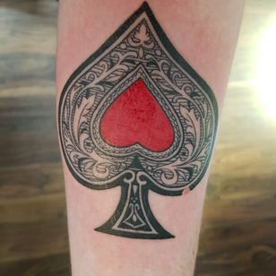 Ace of spades I got done to commemorate my gran.