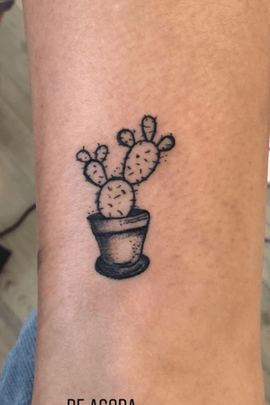 Cactus for my buddy. #cactus #tattooartist #shadow #blackandgrey 