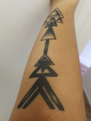 Help me to continue my arm tattoo!I don't know what could be beautiful with it#help #helpneeded #helpmepls  #ideas #arrow #fleche 