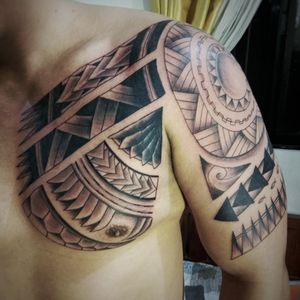 Polynesian Tattoo Freehanded
