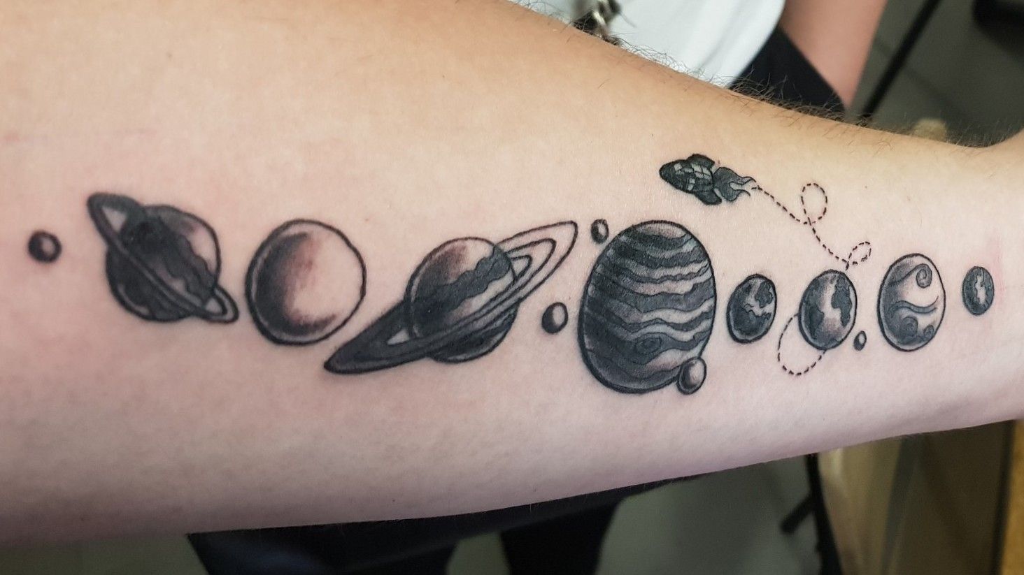 Planet Neptune Tattoo  Tattoo for a week