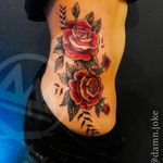 Gracias por la confianza #traditionaltattoo #ink #tattoos #inked #art #tattooartist #instagood #tattooart #artist #photooftheday #inkedup #tattoolife #girly #style #bodyart #like4like #fullcollor #cdmx #inkadict #inked #girltattoo #girlsday #tatt #instapic #nice #loveink #girl #love #rose #flowers @artymana.tattoo @worldfamousink