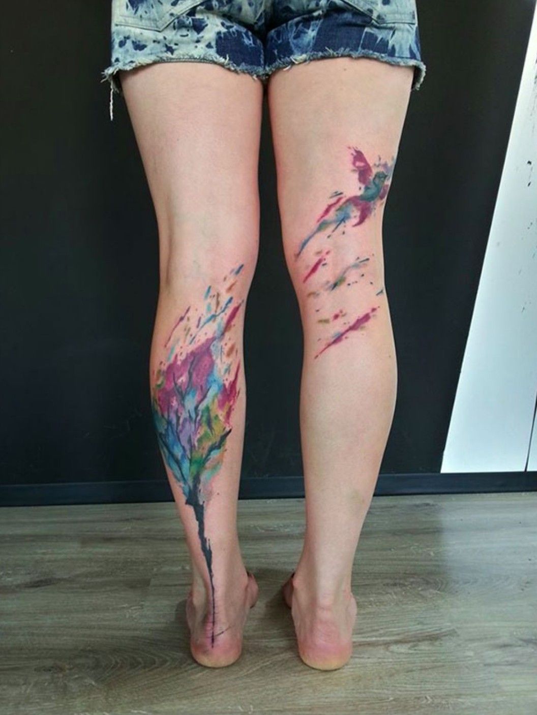 Watercolor Tattoos Beauteous Trees  Tattoodo