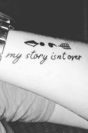 “My story isnt over” 