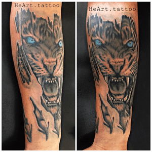 HeArt_tattoo Arian #tiger #3D 